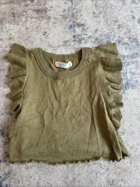 free people ruffle top